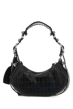Balenciaga Women Black Leather Le Cagole Xs Shoulder Bag