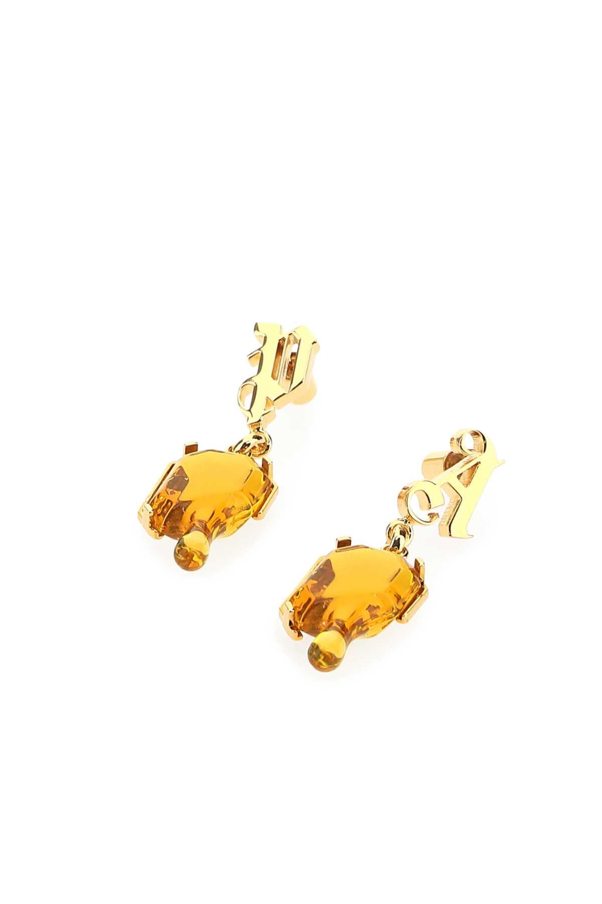 Palm Angels Women Golden Metal Earrings
