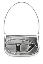 Diesel Women Silver Leather 1Dr Shoulder Bag