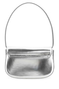 Diesel Women Silver Leather 1Dr Shoulder Bag