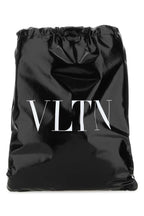 Valentino Garavani Men Black Leather Vltn Sack