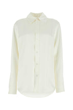 Bottega Veneta Women Ivory Satin Shirt