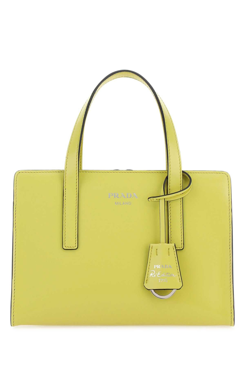 Prada Women Acid Green Leather Re-Edition 1995 Handbag