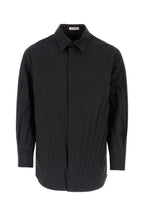 Valentino Garavani Men Black Tech Nylon Oversize Shirt
