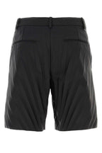 Valentino Garavani Men Black Nylon Bermuda Shorts