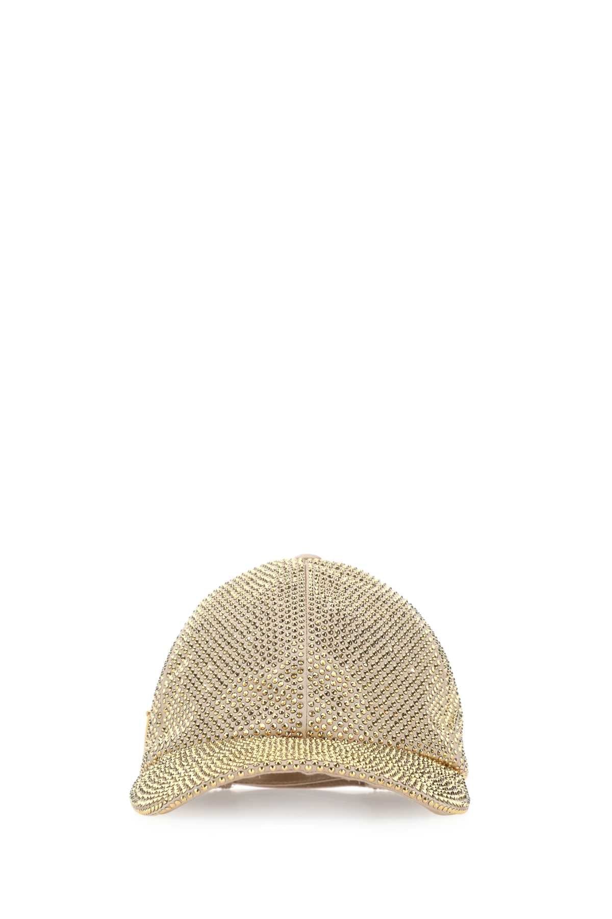 Prada Women Embellished Duchesse Baseball Cap
