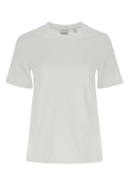 Burberry Women White Cotton T-Shirt