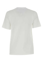 Burberry Women White Cotton T-Shirt