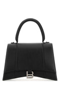 Balenciaga Women Black Leather Hourglass Handbag