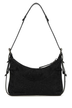 Givenchy Women Black Fabric Mini Voyou Shoulder Bag
