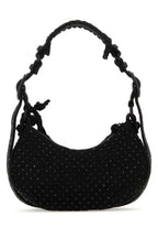 Balenciaga Women Embellished Denim Le Cagole Xs Shoulder Bag
