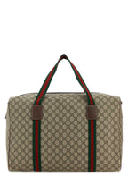 Gucci Men Gg Supreme Fabric Travel Bag