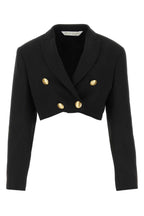 Palm Angels Women Black Polyester Blend Boyfriend Blazer