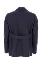 Fendi Men Blue Wool Blazer
