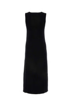 Jil Sander Women Black Stretch Cotton Blend Dress