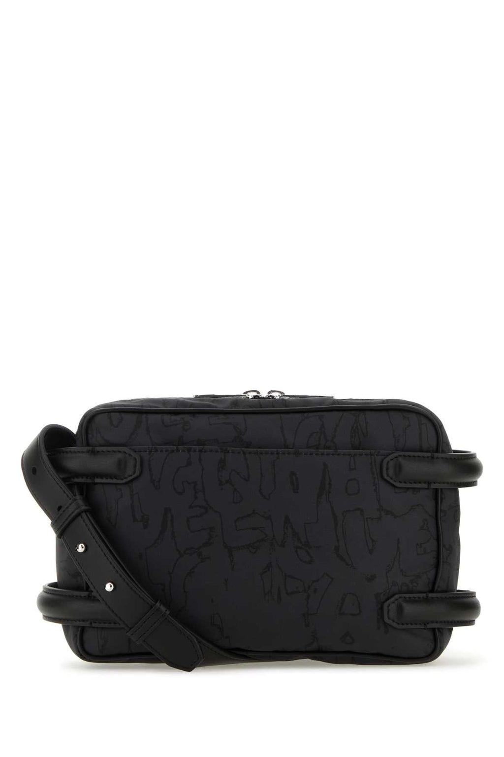 Alexander Mcqueen Men Black Nylon Harness Crossbody Bag