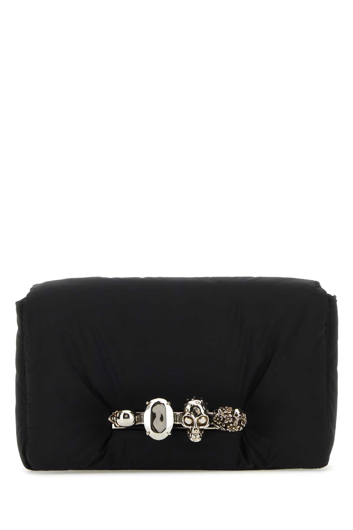 Alexander Mcqueen Men Black Nylon The Puffy Knuckle Belt Bag