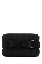 Alexander Mcqueen Men Black Nylon The Puffy Knuckle Belt Bag