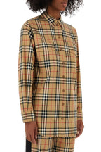 Burberry Women Embroidered Stretch Cotton Shirt