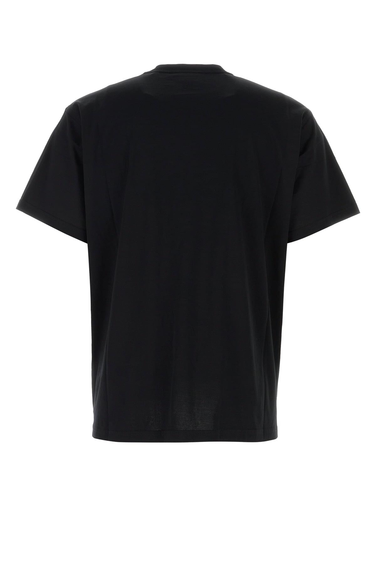 Burberry Men Black Cotton T-Shirt