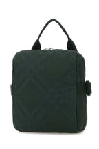 Burberry Men Bottle Green Fabric Crossbody Bag