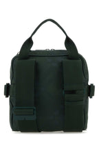 Burberry Men Bottle Green Fabric Crossbody Bag
