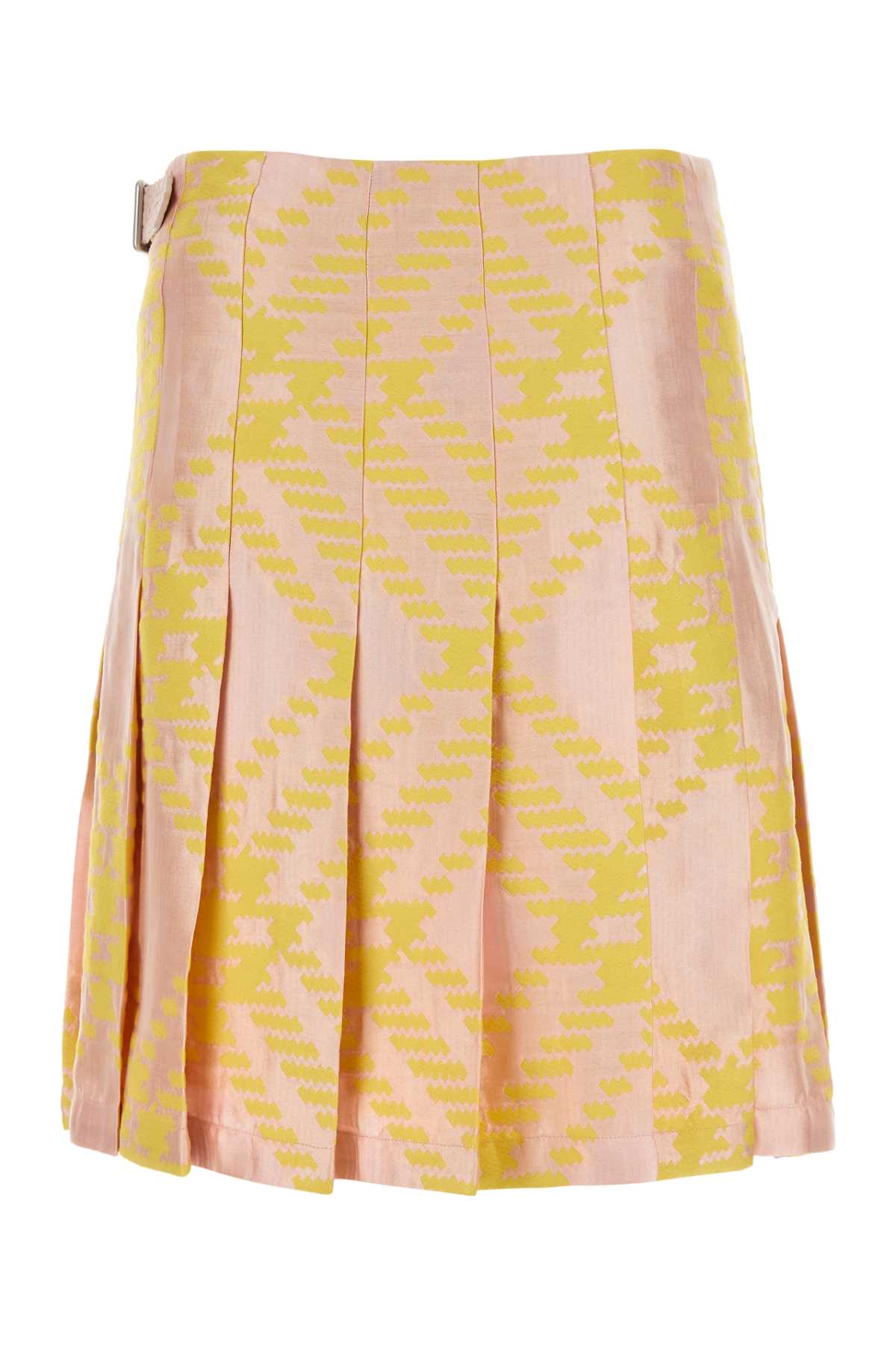 Burberry Women Embroidered Cotton Blend Skirt