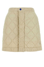 Burberry Women Sand Nylon Mini Skirt