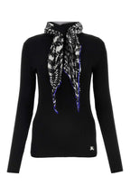 Burberry Women Black Viscose Blend Sweater