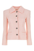 Alessandra Rich Women Light Pink Tweed Blazer