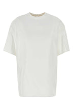Valentino Garavani Women White Cotton Blend T-Shirt