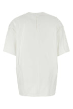 Valentino Garavani Women White Cotton Blend T-Shirt