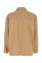 Gucci Men Camel Cotton Jacket