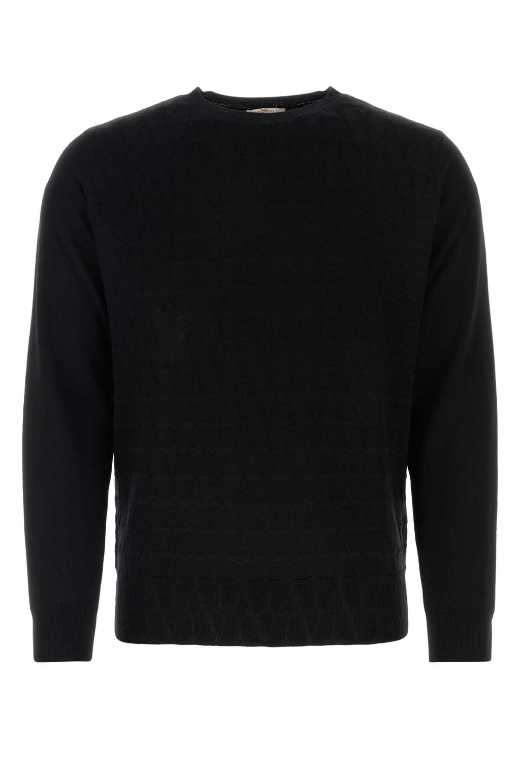 Valentino Garavani Men Black Wool Sweater