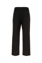 Valentino Garavani Men Black Stretch Cotton Pant