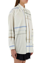 Bottega Veneta Women Embroidered Poplin Shirt