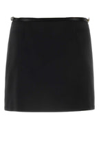 Givenchy Women Black Duchesse Mini Skirt