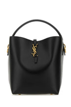Saint Laurent Women Black Leather Le 37 Bucket Bag