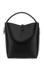Saint Laurent Women Black Leather Le 37 Bucket Bag