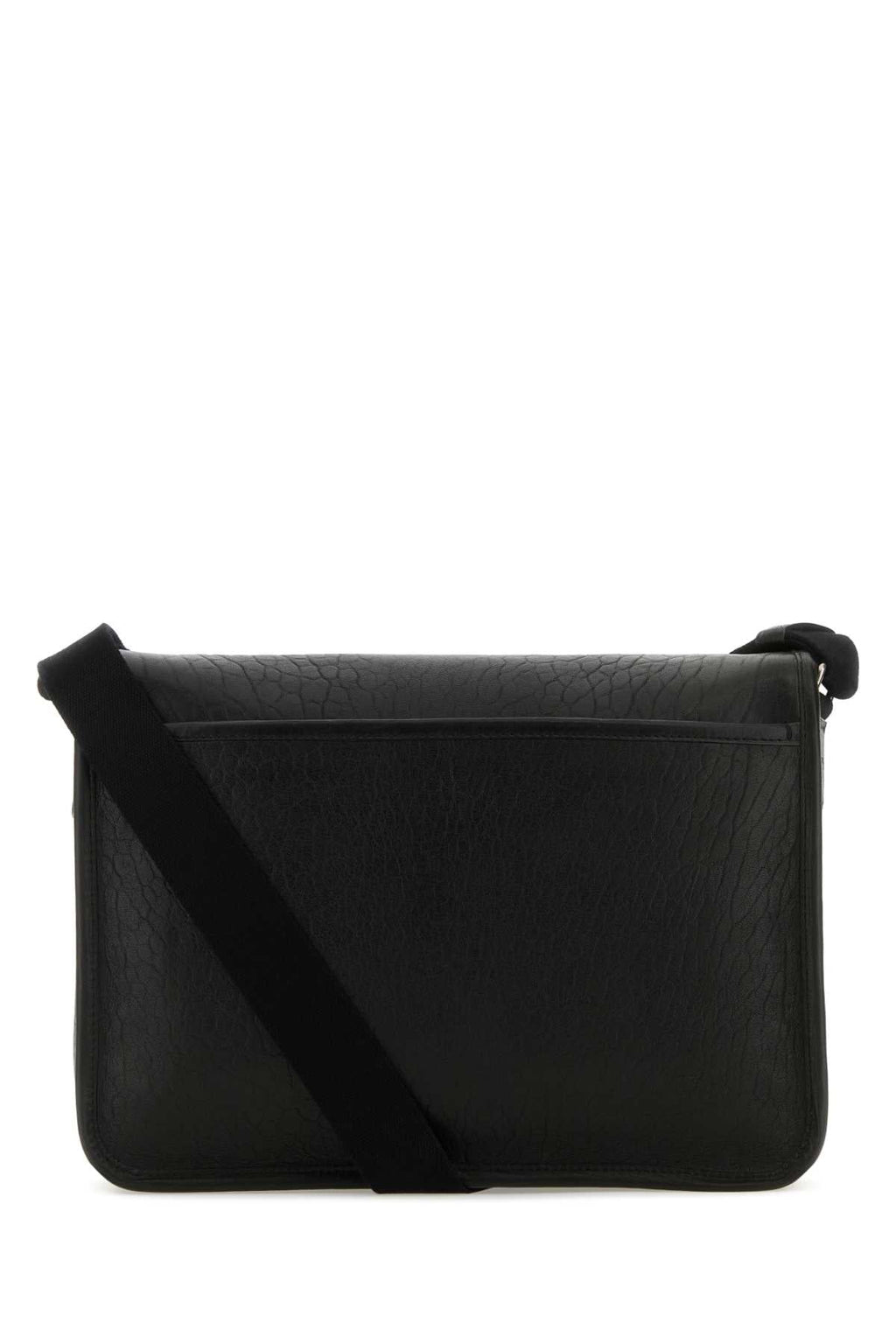 Saint Laurent Men Black Leather Niki Crossbody Bag