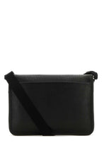 Saint Laurent Men Black Leather Niki Crossbody Bag