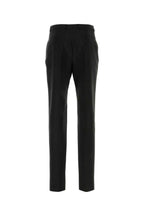 Saint Laurent Men Black Faille Pant