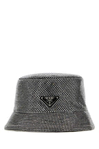 Prada Women Embellished Fabric Bucket Hat