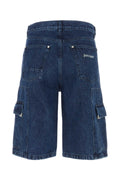 Palm Angels Men Denim Bermuda Shorts