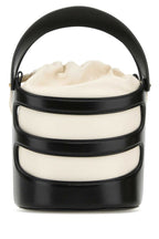 Alexander Mcqueen Women Two-Tone Leather The Rise Bucket Bag