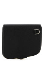 Salvatore Ferragamo Men Black Leather Coin Purse