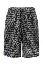 Burberry Men Printed Silk Bermuda Shorts