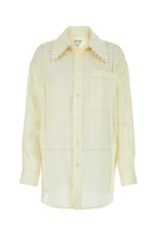 Bottega Veneta Women Cream Linen Shirt