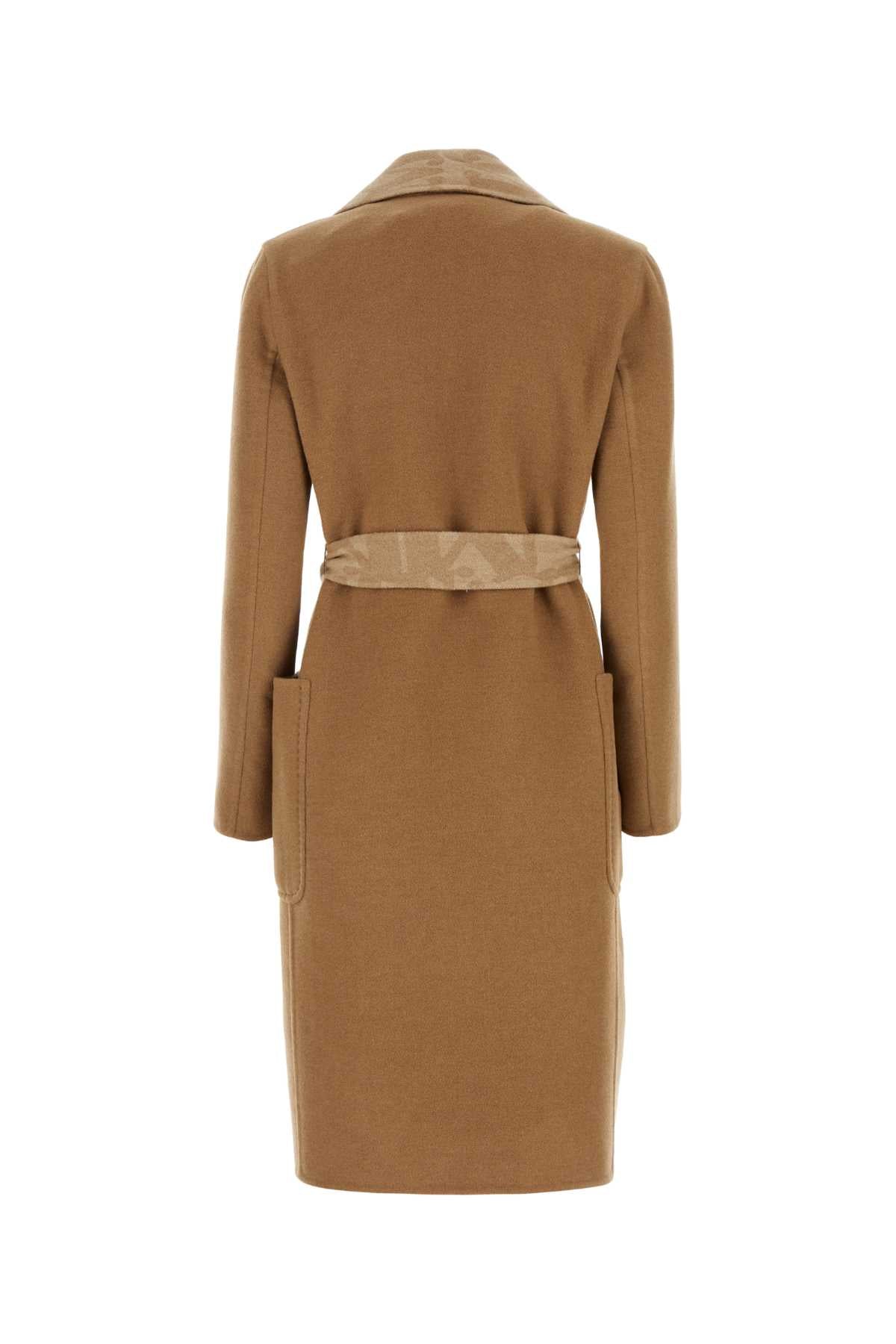 Max Mara Women Biscuit Camel Abito Coat