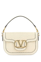 Valentino Garavani Women Ivory Leather Alltime Shoulder Bag